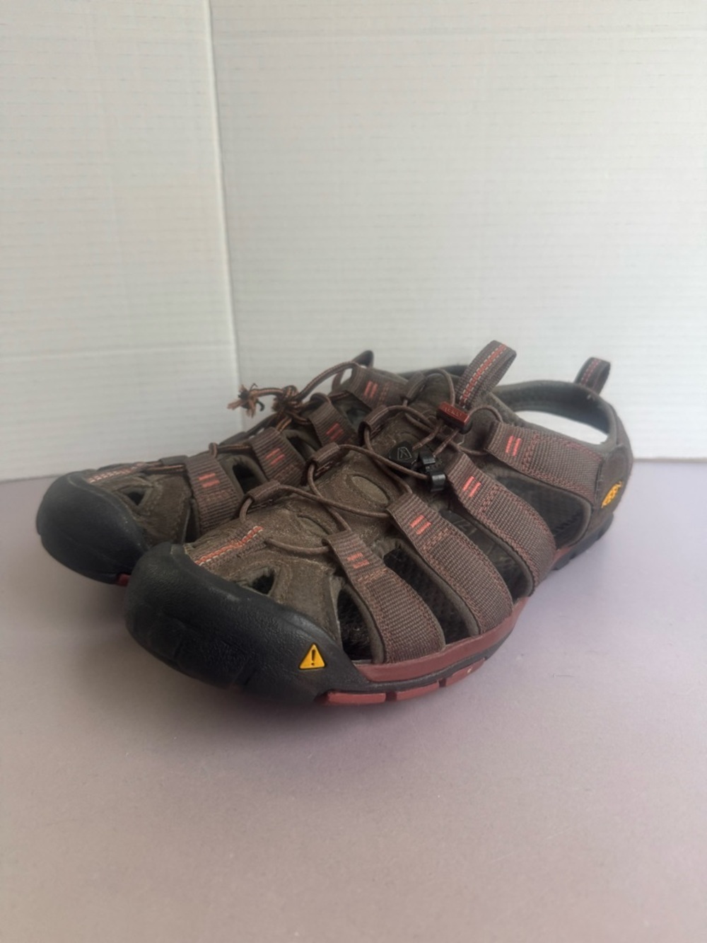 Keen Brown and Black Closed-Toe Sport Sandals